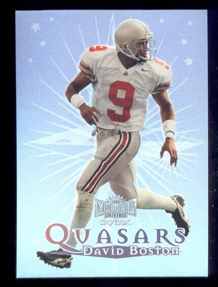 1999 Metal Universe DAVID BOSTON Arizona Cardinals Quasars Rookie Insert Card - Image 1 of 1
