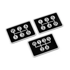 Patrón de cambio de aluminio para calcomanía adhesiva de coche impresa tranny palo manual de 5 velocidades - Imagen 1 de 8