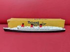 Vintage Tri-ang Ships M703 RMS QUEEN MARY  with box 1960-64 1:1200 missing masts