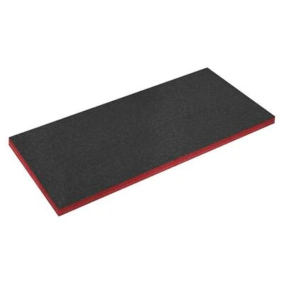 Sealey Easy Peel Shadow Foam Red/Black 1200 x 550 x 50mm Tool Box Tray Insert - Image 1 of 4