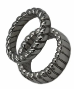 Anillo Chiemsee anillo de acero inoxidable juego de anillos de 2 piezas CJ-515 talla 56 anillo de dedo joyería - Imagen 1 de 1