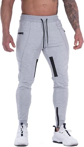 Mens Joggers Pants Tapered Sweatpants Casual Gym Training Workout Pants Slim Tra - Picture 1 of 12