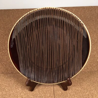 Plato de cena Jaune De Chrome Kushi púrpura 10 3/8” porcelana francesa de gama alta Foto 1 de 4