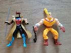 Toybiz Marvel X-Men Action Figure Lot - Gambit (1998 Capcom) & Sabretooth (1995)