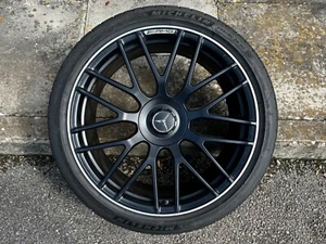 Mercedes C63S AMG W205 Rear 20" Alloy Wheel With Michelin PS4S A2054016100 - Picture 1 of 16