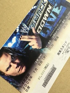 2009 WWE SMACK DOWN LIVE Stub Jeff Hardy CM Punk Chris Jericho Tommy Dreamer ECW - Picture 1 of 4