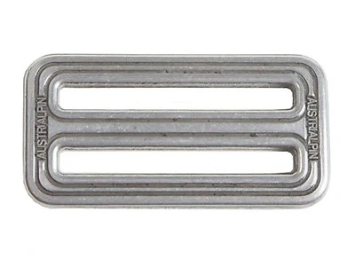 AustriAlpin 45mm / 1 3/4" - 2 slot buckle / Triglide - Chrome / Polished FC41A