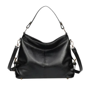 Women PU Handbag Zippered Crossbody Bag Large Capacity Shoulder Tote for Ladies - Picture 1 of 12