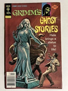 Grimm's Ghost Stories #38 1977 Edad de Bronce Llave de Oro Cómics Terror - Imagen 1 de 2
