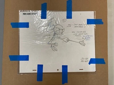 Ren and Stimpy Animation Art Sketch Season 4 - Image 1 of 2