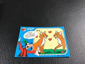 AUTOCOLLANT VINTAGE DISNEY ROX ET ROUCKY LA VACHE QUI RIT PANINI - Bild 1 von 1