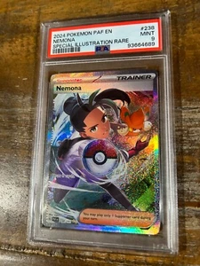 Pokemon 2024 Paldean Fates NEMONA Special Illustration Rare #238 PSA 9 Mint - Picture 1 of 2