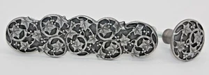 Notting Hill IVY & BERRIES Design Pewter Drawer Cup/Bin Pull Handle & Round Knob - Picture 1 of 12