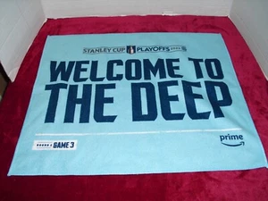 Seattle Kraken Dallas Stars Playoff Towel Round 2 Welcone To The Deep - Picture 1 of 1