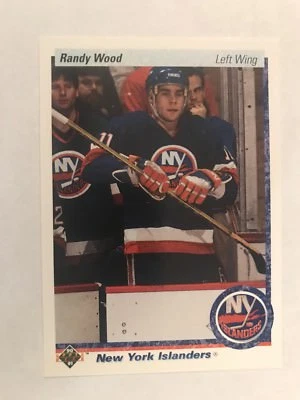 1990-91 Upper Deck #16 - Randy Wood - New York Islanders - Image 1 of 2