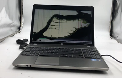 HP Probook 4530S Laptop Unknown CPU 8GB 500GB HDD NO OS Cracked Screen - Image 1 of 4