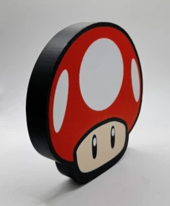 Super Mario Mushroom Tree Topper Gamer Christmas Ornament Gaming Gift Nintendo - Picture 1 of 7