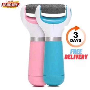 Elektrische Fußfeile Samt glatt Pedi Kristalle harte Hautentferner Komfort UK - Bild 1 von 5