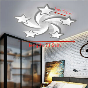 Star Acrylic Led Ceiling Light Kids Room Lamp Baby Bedroom Fixtures 71*10.5cm