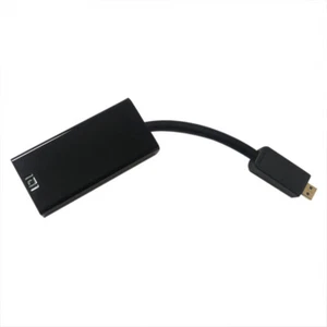 MINI HDMI USB TO VGA ADAPTER CONEVERTER CABLE WIRE NEW - Picture 1 of 4