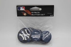 New York Yankees ( MLB) 8 Piece Button Set C2391 - Picture 1 of 4