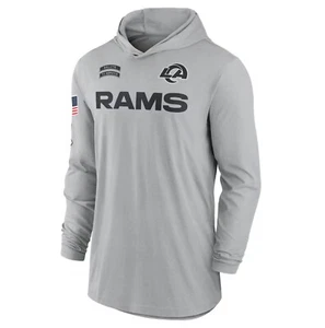 LOS ANGELES RAMS 2024 NIKE Salute To Service T SHIRT HOODIE Men's 3XL - Picture 1 of 5
