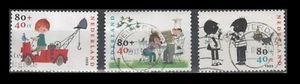 Niederlande B714-B716 Kindeswohl Briefmarken (3 gebrauchte Briefmarken, 1999) - Bild 1 von 1