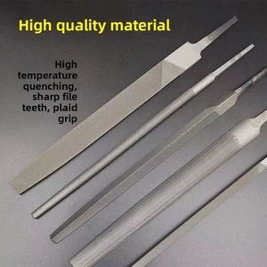 5Pcs High Hardness Industrial Steel Files Set Steel File For Metalworking - Picture 1 of 6