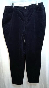 Talbots Women's Corduroy Jegging Size 18W Dark Blue B*B - Picture 1 of 5