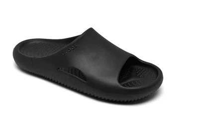 Sandalias NEGRAS Crocs Para Hombre Suave Recuperación Slide ⚡ Felpa Comodidad | Estilo Chill Foto 1 de 4