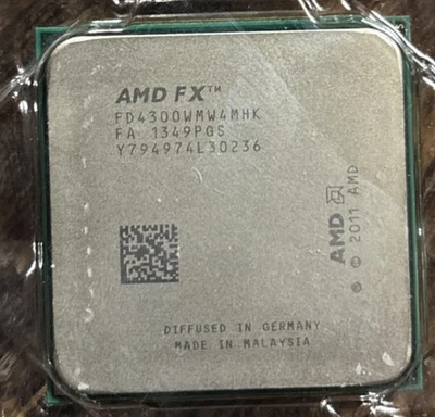 AMD FX-4300 | 3.8 GHz Quad-Core AM3+ Processor CPU & Cooling Fan - Image 1 of 4