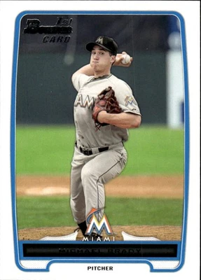 2012 Bowman #BP36 Michael Brady Prospects [GOATCARDS] - Image 1 of 2