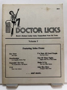 Doctor Licks, Rock's Hottest Guitar Solos Transkribiert, Band I, Songbook - Bild 1 von 4