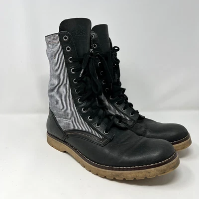 Wolverine Hombre Nº Botas Seger Engineer 1883 negras rayas de nogal talla 9 M Foto 1 de 4