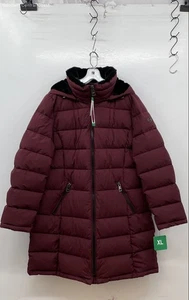 NWT Andrew Marc Women's Burgundy Puffer Jacket - Size XL - Picture 1 of 8