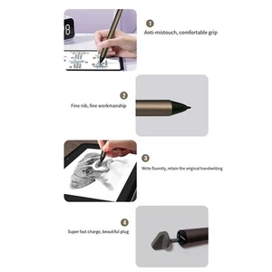 Ergonomic Design USI2 0 Stylus Pen for Chromebook with 4096 Pressure Options - Picture 1 of 12