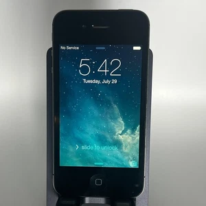 iPhone 4S - iOS 7.0.2 (RARE) - Works fine - 16GB - Locked - Picture 1 of 4