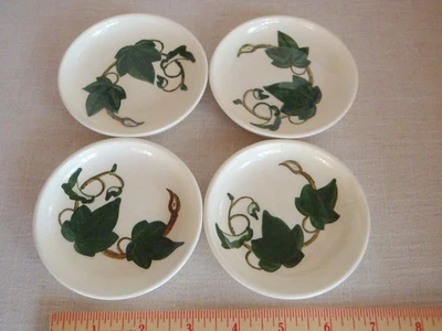 4 METLOX PoppyTrail California Ivy 3 3/4" Round COASTERS VINTAGE - Image 1 of 4