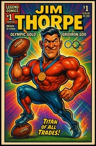 Jim Thorpe - Legend Comics Issue #1 Poster - Picture 1 of 12