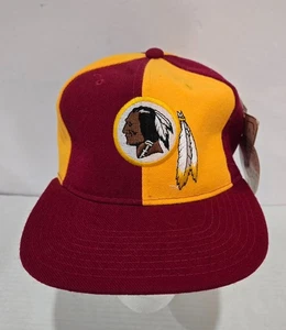 Washington Redskins Vintage Starter Mütze rot gelb schwarz 100% Wolle Snapback Hat - Bild 1 von 4