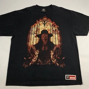 VTG Undertaker Hells Gate 2008 WWE Wrestling T-Shirt Mens 2XL Y2K - Picture 1 of 9