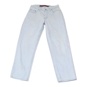 Jeans vintage anni 90 Levi's Silver Tab larghi larghi 31x30 lavaggio chiaro 1994 90 - Foto 1 di 12