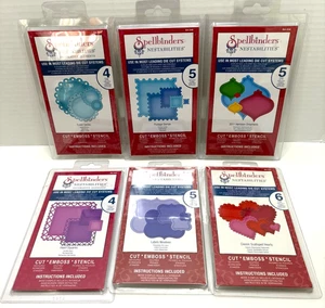 SPELLBINDERS NESTABILITIES Metal Dies--Lot of 6--Various Shapes--NEW - Picture 1 of 7