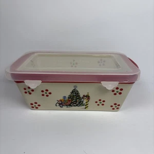 temptations Weihnachtsbaum kleine Keramik Backform Feiertag Laib Kuchen Süßigkeitenform - Bild 1 von 7