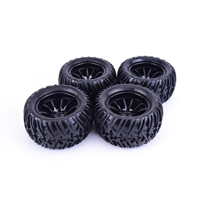 4x 12mm Hex 10 Contour Offroad Felge Reifen Tire für RC 1/10 Monster Truck Car - Bild 1 von 4