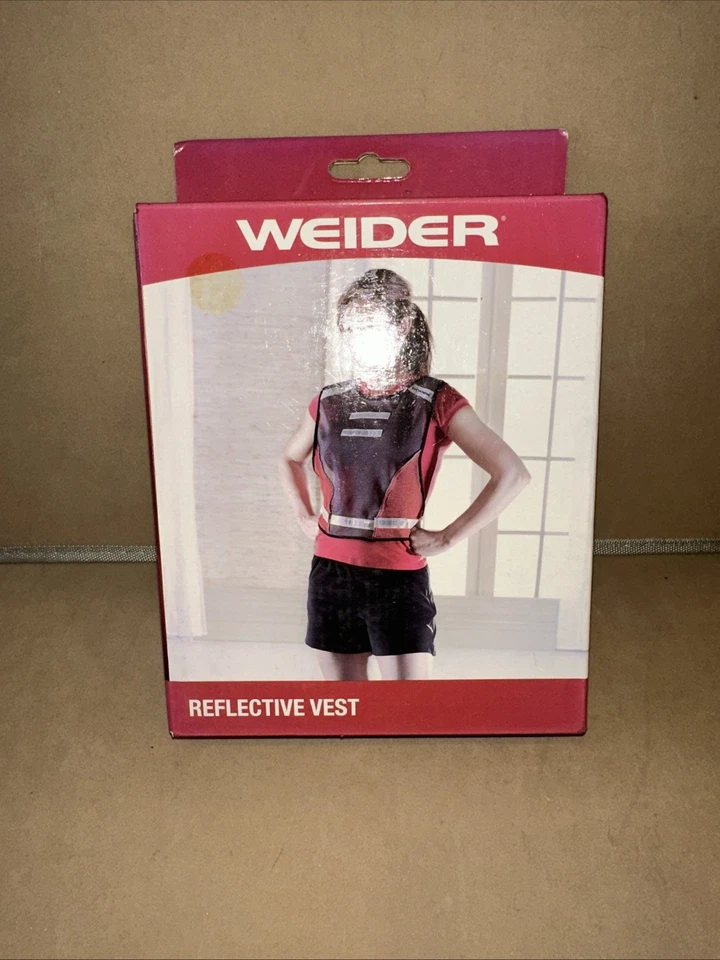 Weider Reflective Vest Safety Running Cycling Night Vision School Guard
