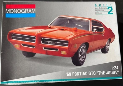 Monogram 1969 Pontiac GTO The Judge 2443 1/24 PAINTED PARTS! Model Kit - Image 1 of 4