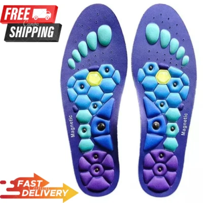 COMPETE WITH BRAND Magnetic Acupressure Shoe Insoles for Pain, Feet Fatigue Relief gift UK