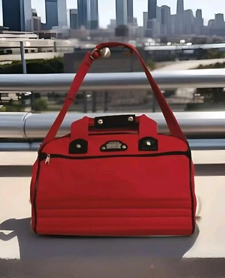 Organizador de equipaje de mano para pasar la noche Ricardo Beverly Hills rojo 16x10x6" Foto 1 de 4