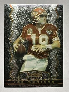 1994 Stadium Club Bowman's Best Black Joe Montana #17 NFL Insert Card HOF - Picture 1 of 4